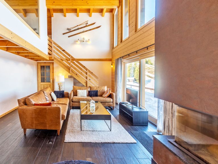 Ferienhaus Quatre Vallées mit eigener Sauna