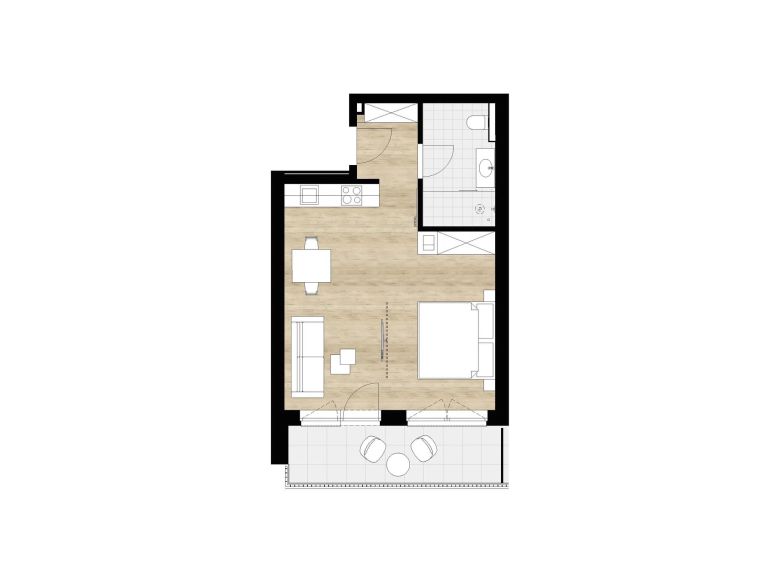 Ferienwohnung Buggl's Type 1 - 35 m²