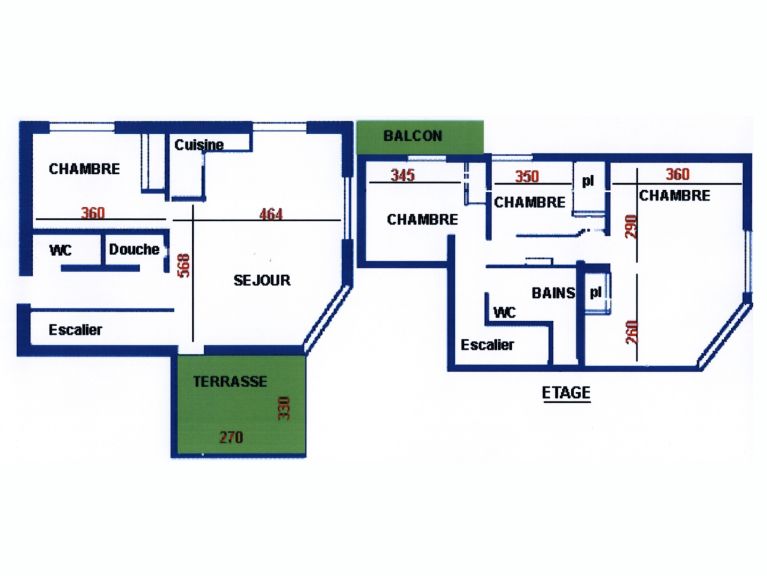 Ferienwohnung Echo des Montagnes Kombination