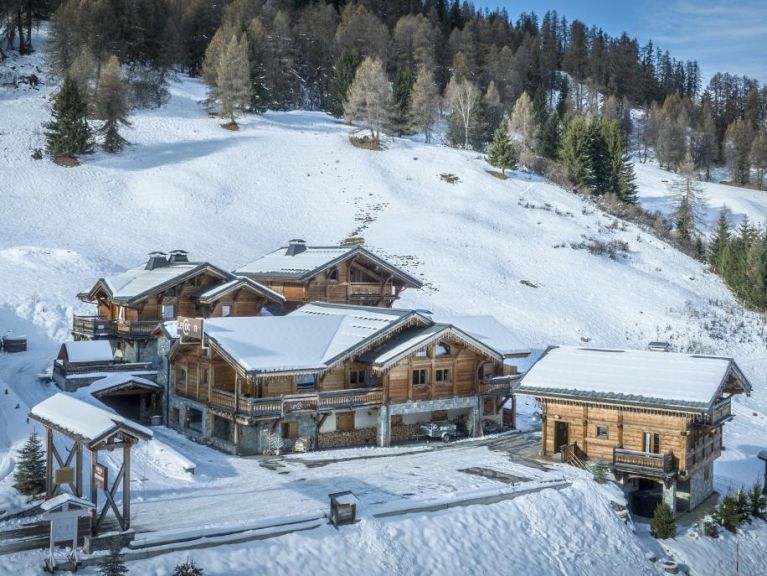 Ferienhaus du Cocoon Pierra Menta 1 mit Sauna und gemeinsamem Außenwhirlpool