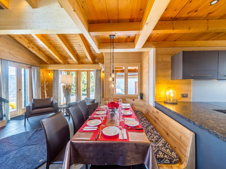 Ferienhaus Quatre Vallées mit eigener Sauna