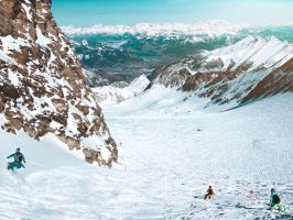 Skifahren im April 2025