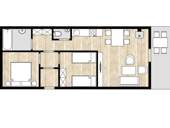 Ferienwohnung AlpenParks Rehrenberg-9