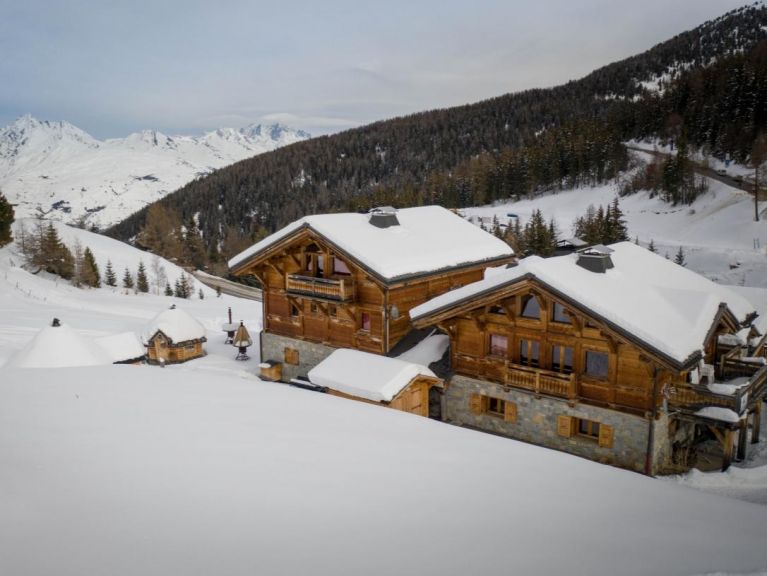 Ferienhaus du Cocoon Pierra Menta 2 mit Sauna und gemeinsamem Außenwhirlpool