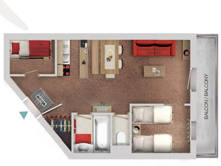 Ferienwohnung Le Cheval Blanc Classique