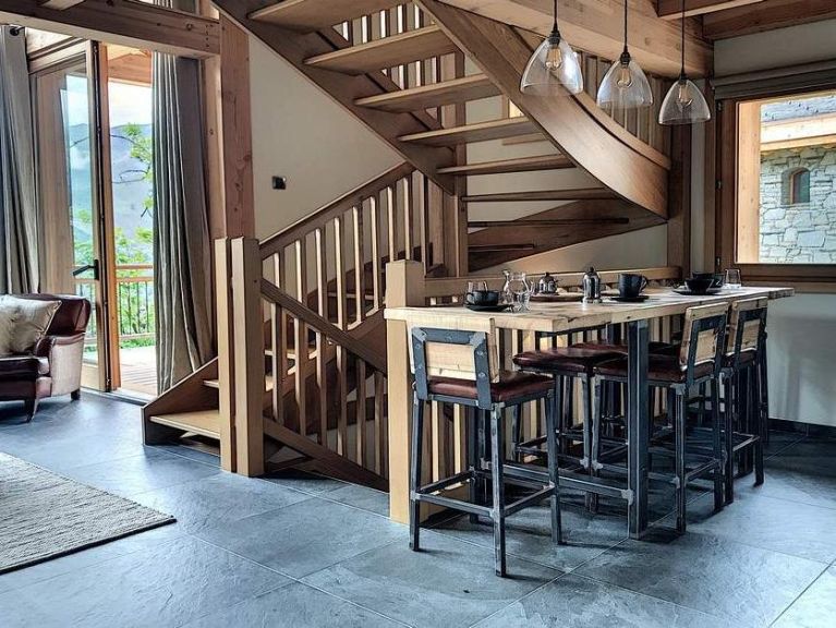 Ferienhaus Caseblanche Carcosa mit Holzofen und Sauna