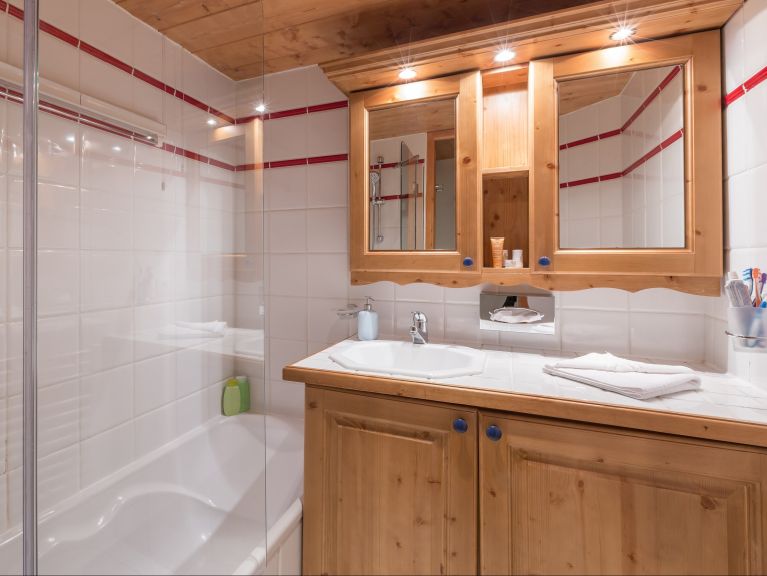 Ferienwohnung Les Fermes de Méribel Mit Schlafecke