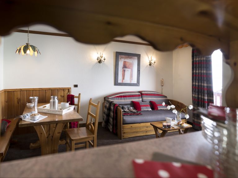 Ferienwohnung Village Montana Gebäude Soleil