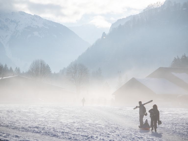 Ferienwohnung Club MMV Samoëns Village Bergblick