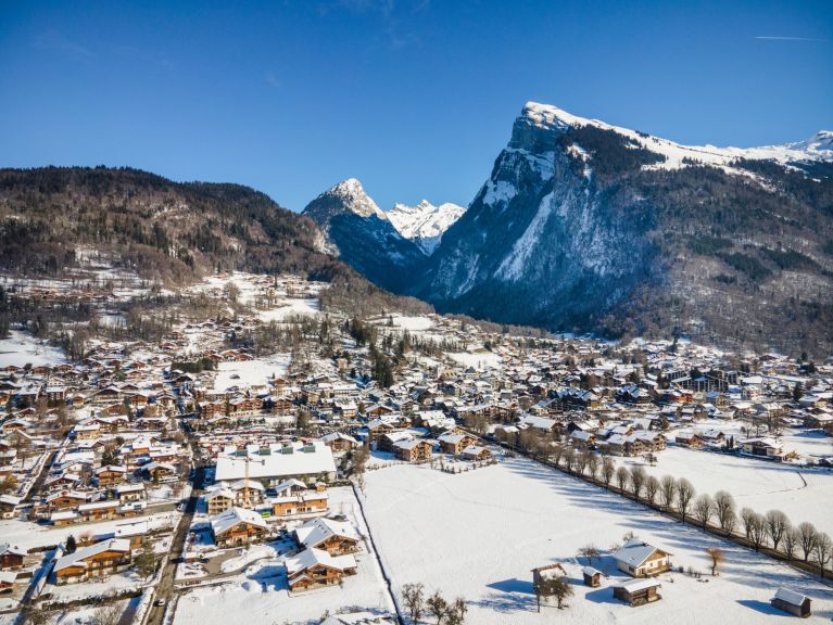 Ferienwohnung Club MMV Samoëns Village Bergblick