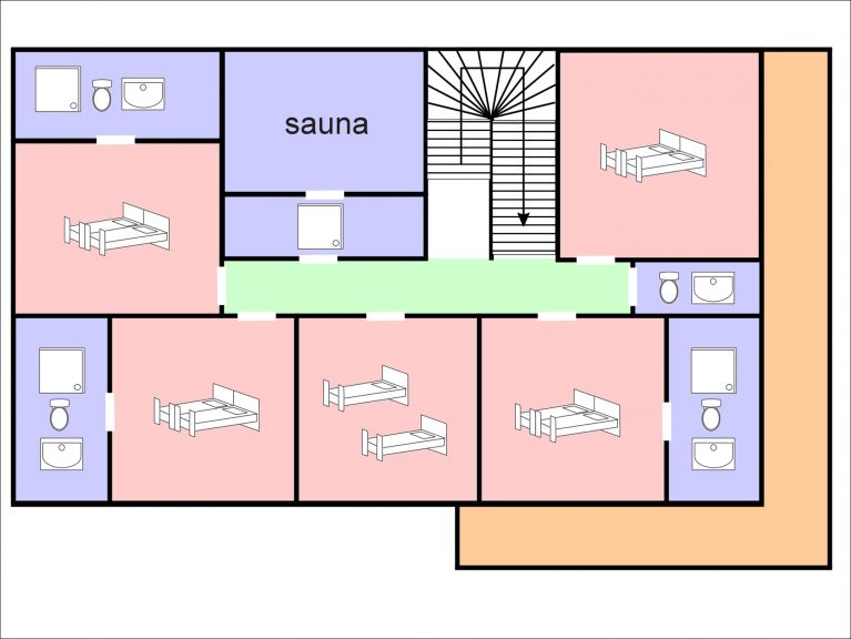 Ferienhaus Maria mit eigener Sauna
