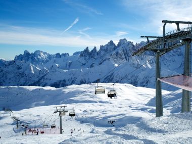 Skigebiet Dolomiten - Tre Valli