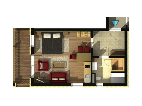 Ferienwohnung Sissipark Schönberg-Lachtal Studio mit eigener Sauna