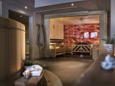 Luxuriöse Chalet-Sauna