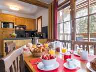 Ferienwohnung Arc 1950 Le Village Zugang zum Außenpool-4