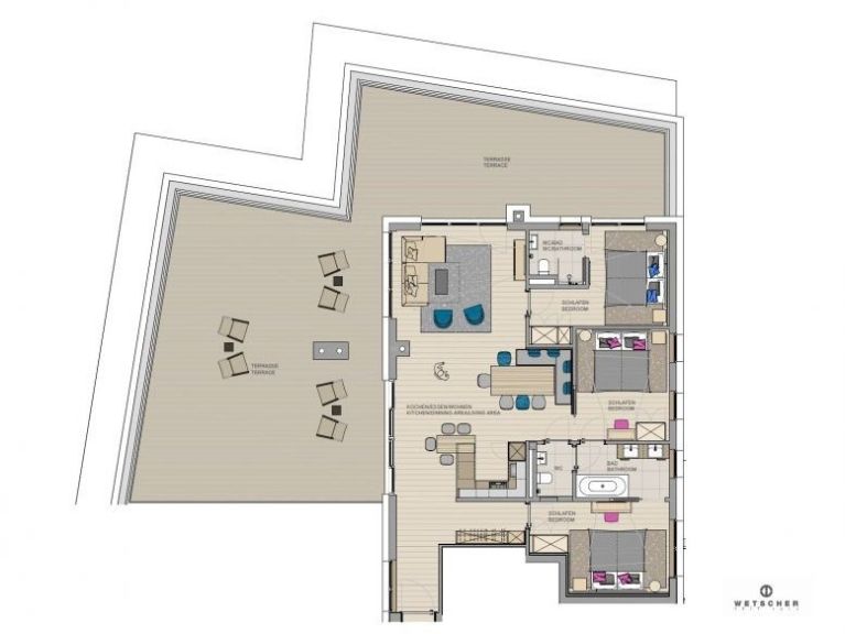 Ferienwohnung Postresidenz Penthouse mit Privat Sauna