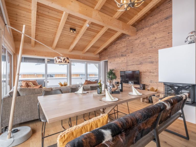 Ferienwohnung Am Kreischberg Penthouse mit Kamin und eigener Sauna