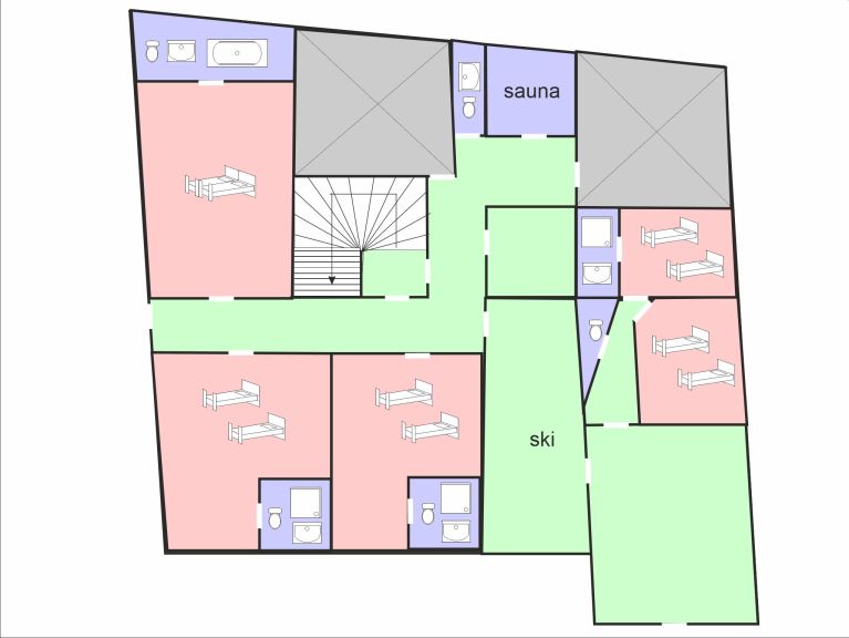 Ferienhaus Père Marie mit Außenwhirlpool und Sauna