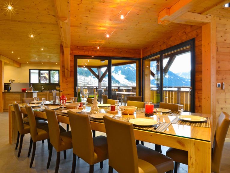 Ferienhaus Les Frasses mit eigener Sauna und Außenwhirlpool