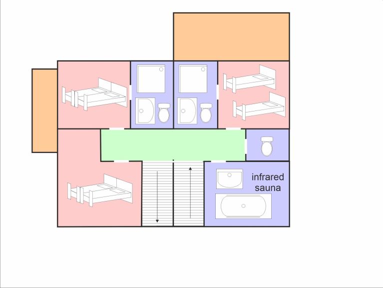 Ferienhaus Villaroger mit Außenwhirlpool und Infrarotsauna