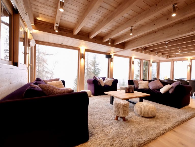 Ferienhaus De Vallandry Nowen mit Sauna und Außenwhirlpool