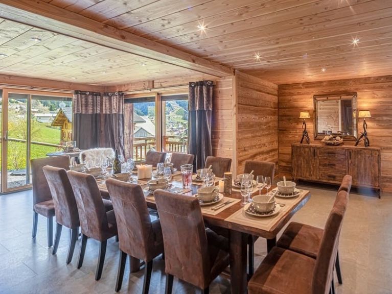 Ferienwohnung Le Savoyard mit Außenwhirlpool