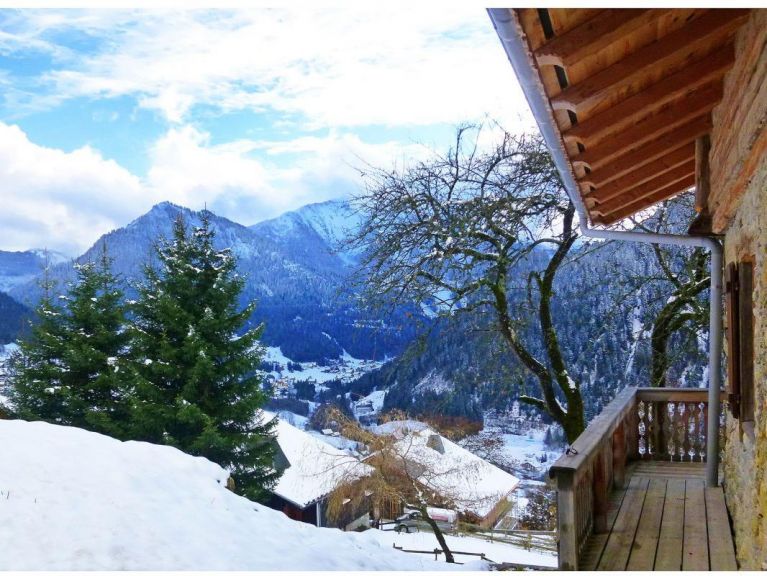 Ferienhaus Petit Châtel mit Außenwhirlpool