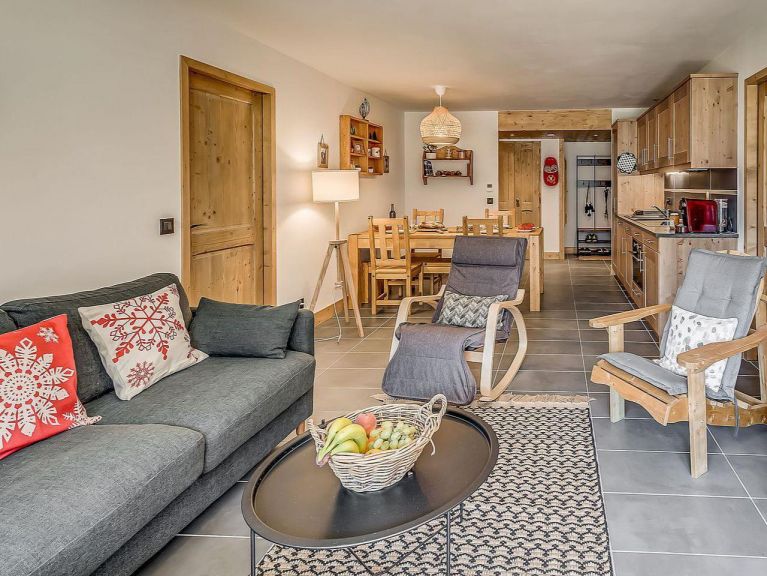 Ferienwohnung Résidence Les Nouveaux Alpages mit privatem Whirlpool
