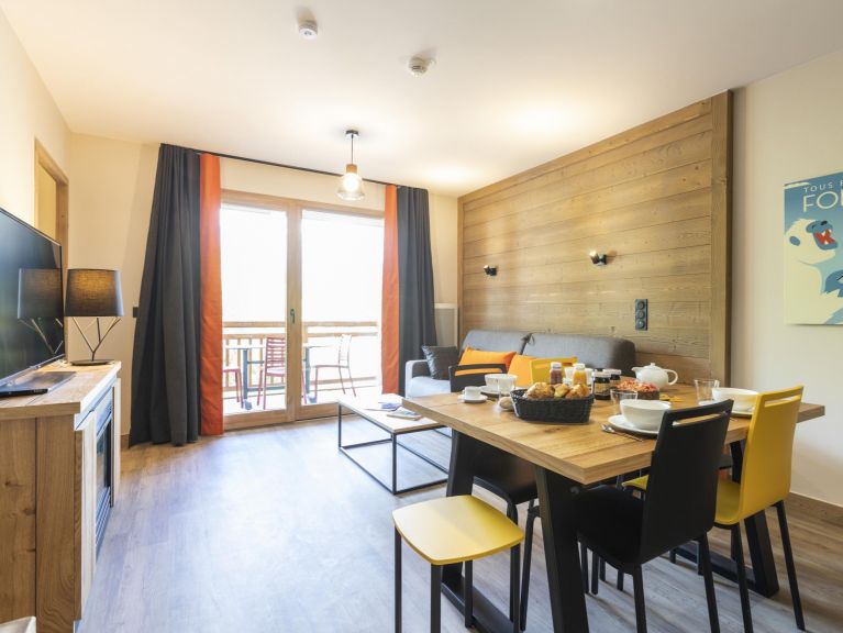 Ferienwohnung Club MMV Samoëns Village Bergblick