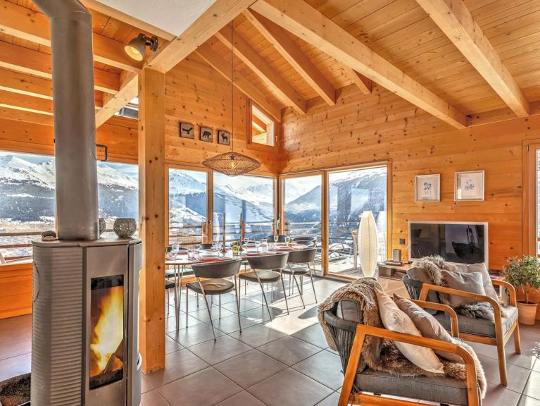 Ferienhaus sur Piste mit eigener Sauna