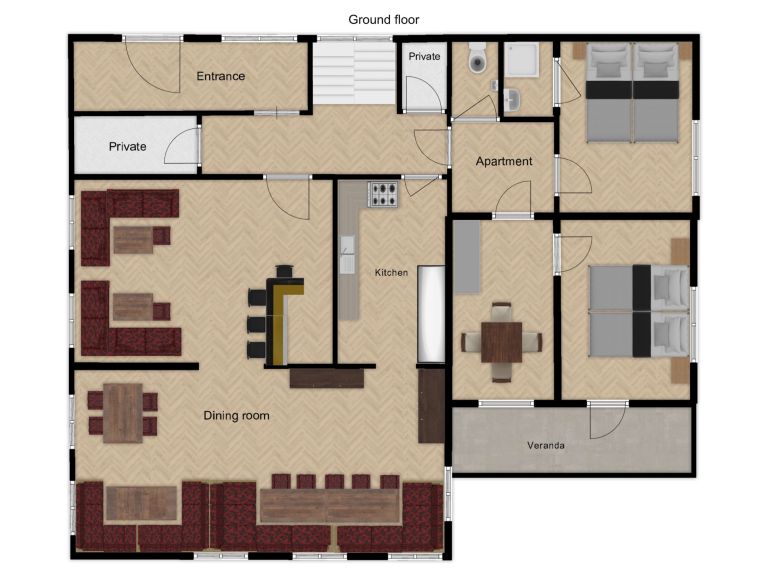Ferienhaus Silian Catering-Service inklusive