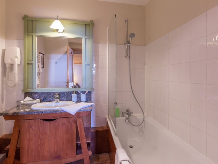 Ferienwohnung Arc 1950 Le Village Zugang zum Innenpool