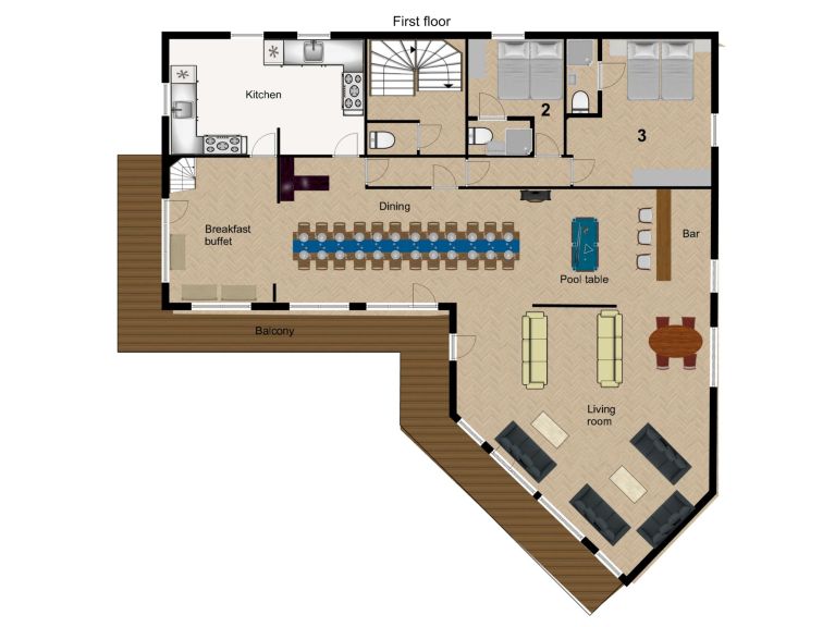 Ferienhaus Alpaka Catering-Service inklusive