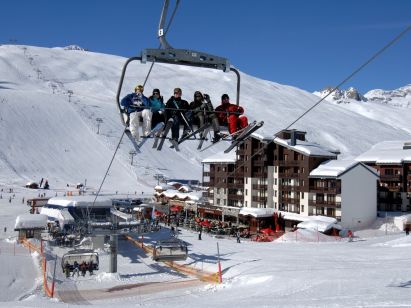 Ferienwohnung Le Rond Point des Pistes mit Kabine-1