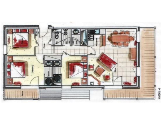 Ferienwohnung Chalet des Neiges - Plein Sud-13