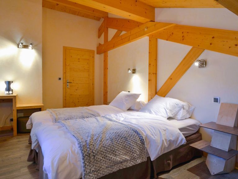 Ferienhaus Les Frasses mit eigener Sauna und Außenwhirlpool