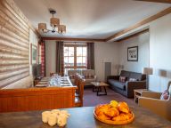 Ferienwohnung Arc 1950 Le Village Zugang zum Außenpool-11