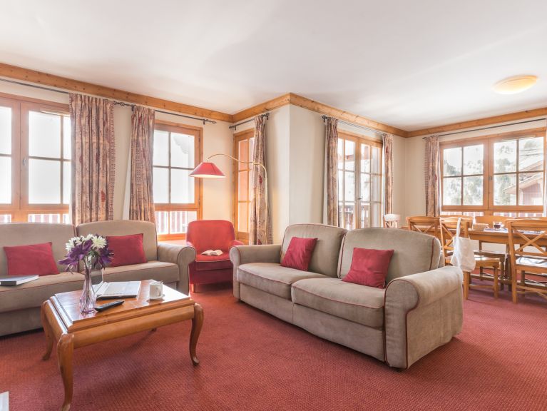 Ferienwohnung Arc 1950 Le Village Zugang zum Innenpool