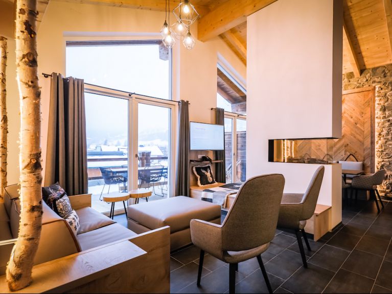 Ferienwohnung 24 by Avenida Penthouse mit 3 Schlafzimmern, Sauna + Schwimmbad im Freien