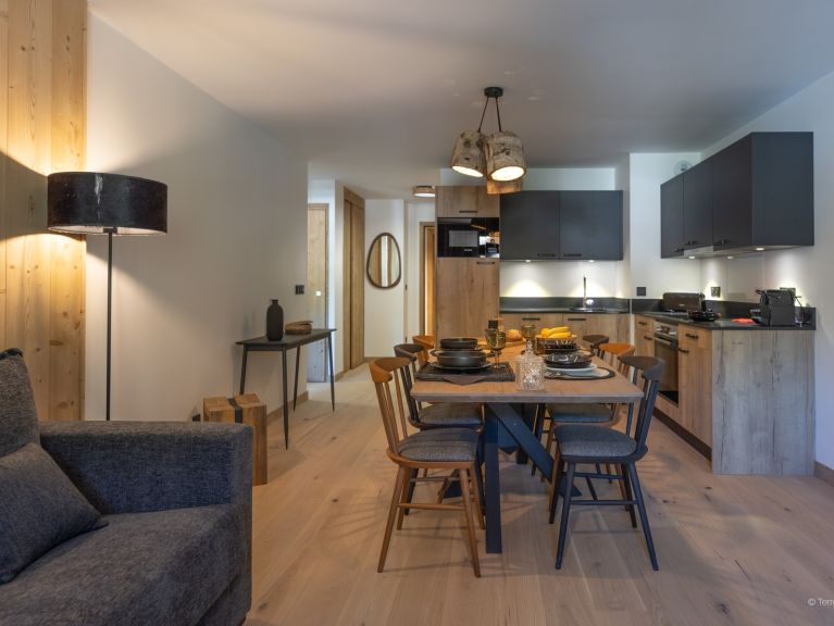 Ferienwohnung Le Cristal Lodge Bergblick