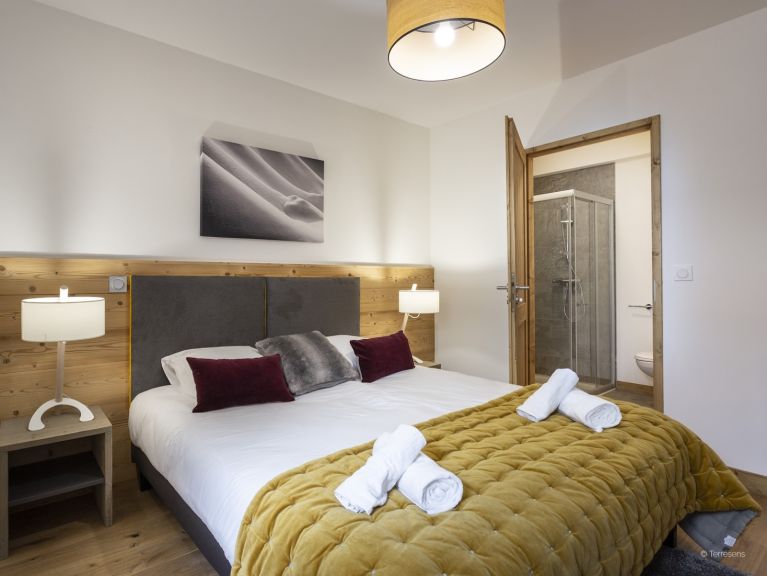 Ferienwohnung Le Diamant des neiges Bergblick