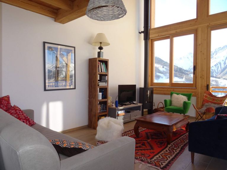 Ferienhaus Caseblanche Pomme de pin mit Holzofen und Sauna