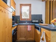 Ferienwohnung Arc 1950 Le Village Zugang zum Außenpool-5