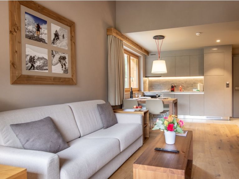 Ferienwohnung Swisspeak Resort Zinal mit Balkon