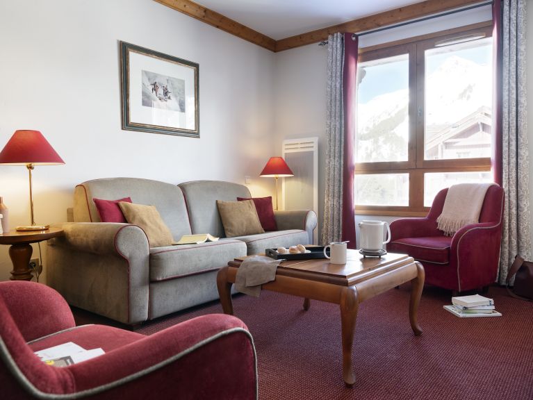 Ferienwohnung Arc 1950 Le Village Zugang zum Innenpool