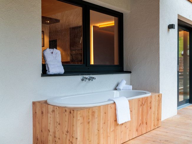 Ferienwohnung Avenida Panorama Suites Suite 1 Schlafzimmer mit Sauna