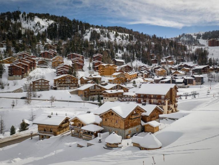 Ferienhaus du Cocoon Pierra Menta 1 mit Sauna und gemeinsamem Außenwhirlpool