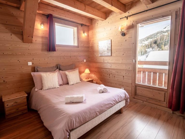 Ferienhaus du Cocoon Pierra Menta 2 mit Sauna und gemeinsamem Außenwhirlpool