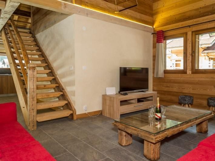 Ferienhaus Les Bucherons mit Außenwhirlpool