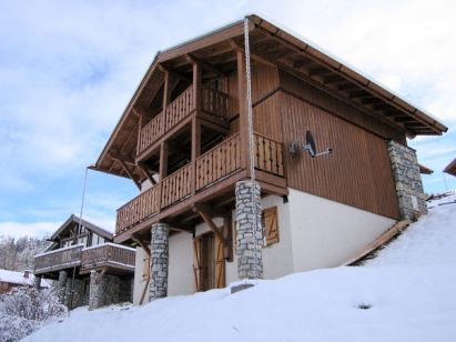 Ferienhaus De Vallandry La Charrue mit eigenem Wellnessbereich-1